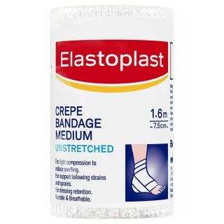 Elastocrepe 46015 Medium Weight Crepe Bandage 7.5cm x 1.6m