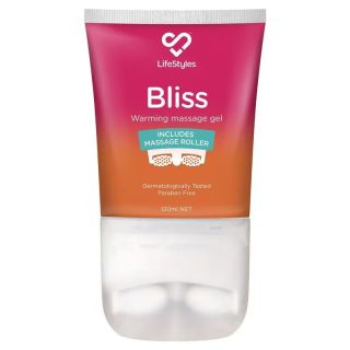 Lifestyles Bliss Massage Roller Warming Gel 120ml
