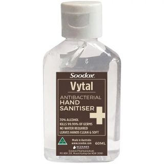 Soodox Vytal Antibacterial Hand Sanitisers 60mL