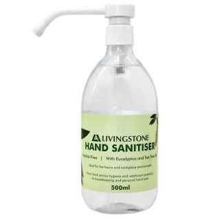 Livingstone Alcohol-Free Hand Sanitiser 500mL 1Piece