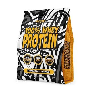 Faction Labs 100% Whey Protein - 30 serves Banana Lolly