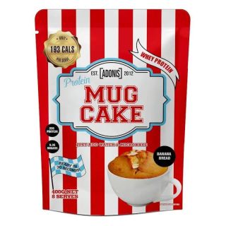 Adonis Gear Protein Mug Cake (Whey Protein) - Banana Bread 400g 8Serves