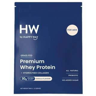 Happy Way Men's Vanilla Whey Protein Powder 900g