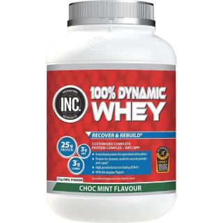 INC 100% Dynamic Whey Choc Mint Flavour 2kg