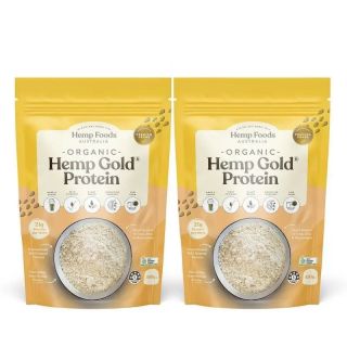 Hemp Foods Australia Organic Hemp Gold Protein Powder 450g Twin Pack