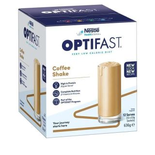 Optifast VLCD Shake Coffee 12 x 53g NEW