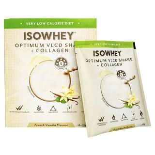 IsoWhey Optimum VLCD Shake + Collagen French Vanilla 18 x 55g