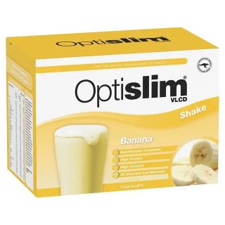Optislim VLCD Meal Replacement Shake Banana 21x43g Sachets