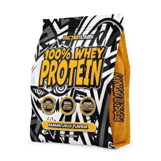 Faction Labs 100% Whey Protein - 30 serves Banana Lolly
