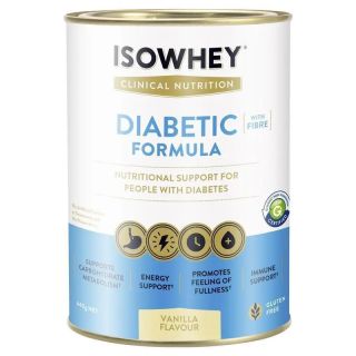 IsoWhey Clinical Nutrition Diabetic Formula Vanilla 640g