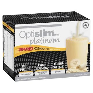Optislim VLCD Platinum Banana Shake 21x25g Sachets