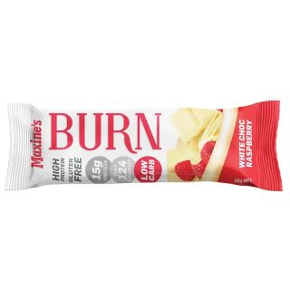 Maxine's Burn Bar White Choc Raspberry 40g