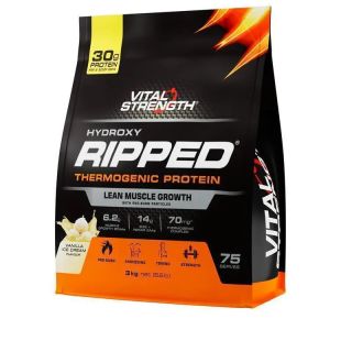 Vital Strength Hydroxy Ripped Thermogenic Protein Vanilla 3kg