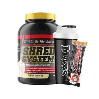 MAX'S Shred System Starter 900g - Vanilla Smoothie Bundle