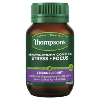 Thompson's Ashwagandha Complex Stress + Focus 60 Tablets