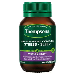 Thompson's Ashwagandha Complex Stress + Sleep 60 Tablets