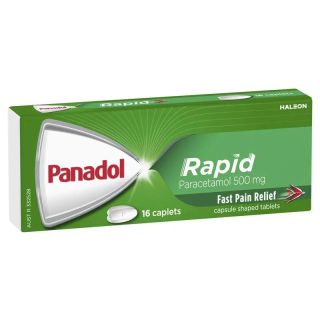 Panadol Rapid Paracetamol Pain Relief 16 Caplets