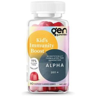 GEN Alpha Gummies Kid's Immunity Boost Raspberry 60 Pack