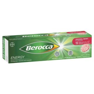 Berocca Energy Original Berry 15 Effervescent Tablets