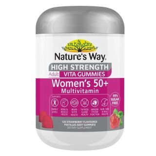 Nature's Way Adult Vita Gummies High Strength Women's 50+ 120 Gummies Exclusive Size