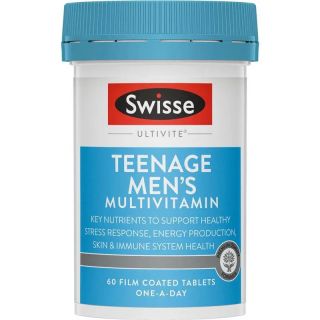 Swisse Teenage Ultivite Men's Multivitamin 60 Tablets