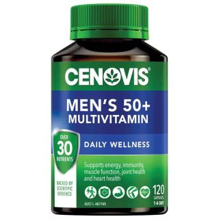 Cenovis Mens 50+ Multi 120 Capsules Exclusive Size