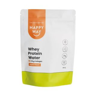 Happy Way Apple Peach Whey Protein Water Powder 420g