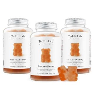 Unichi Rose Iron Gummy 60 gummies x3 Pack