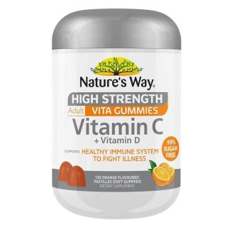 Nature's Way Adult Vita Gummies Sugar Free High Strength Vitamin C 130 Gummies Exclusive Size