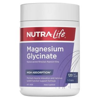 Nutra-Life Magnesium Glycinate 120 Capsules