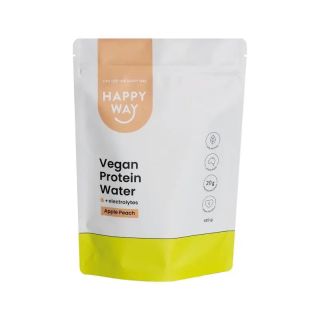 Happy Way Apple Peach Vegan Protein Water Powder 420g