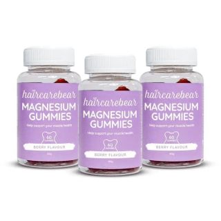 Haircarebear Magnesium Gummies 3x60 Pack