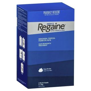 REGAINE MENS FOAM EXTRA STRENGTH 4 MONTHS