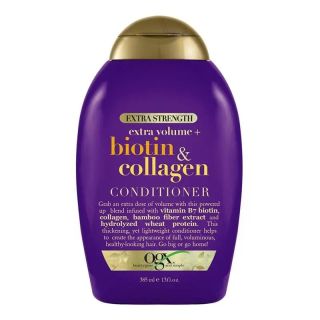 Ogx Extra Strength Extra Volume + Biotin & Collagen Conditioner For Fine Hair 385mL