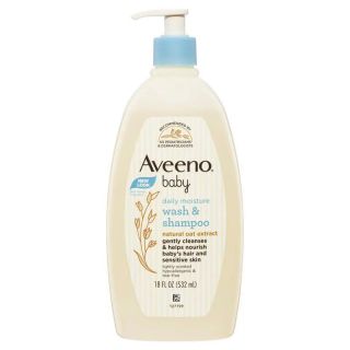 Aveeno Baby Daily Moisture Lightly Scented Wash & Shampoo 532mL