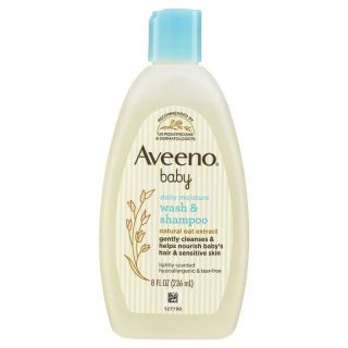 Aveeno Baby Daily Moisture Lightly Scented Wash & Shampoo 236mL