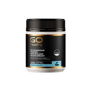 GO Healthy Magnesium Powder New Zealand Blackcurrant 250g Oral Powder