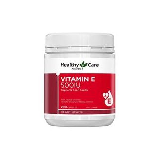 Healthy Care Vitamin E 500IU 200 Capsules
