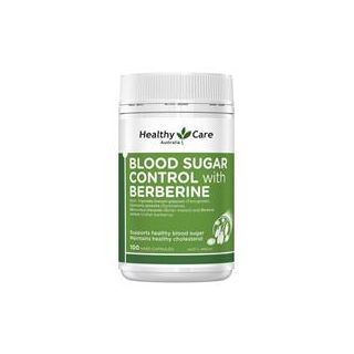 Healthy Care Blood Sugar Control with Berberine 100 Capsules