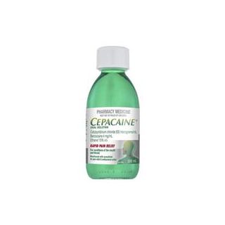 Cepacaine Mouthwash Liquid 200mL