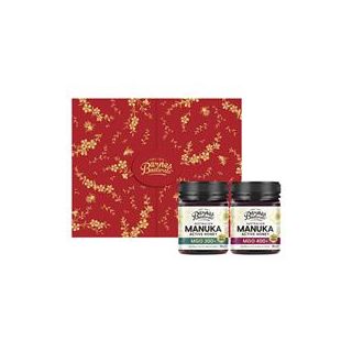Barnes Natural 500g Jar Manuka Honey 500g Jar MGO300+&400+ Twin Red Giftbox 2x4 (Excluding WA)
