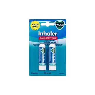 Vicks Inhaler Nasal Decongestant 2 Pack