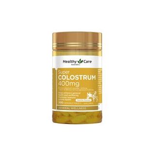 Healthy Care Super Colostrum 400mg 200 Chewable Tablets