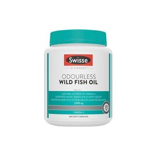 Swisse Ultiboost Odourless Wild Fish Oil 1000mg 500 Capsules Exclusive Size