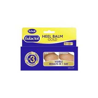Scholl Eulactol Foot Heel Balm Gold 120ml - Rough Dry or Cracked Skin