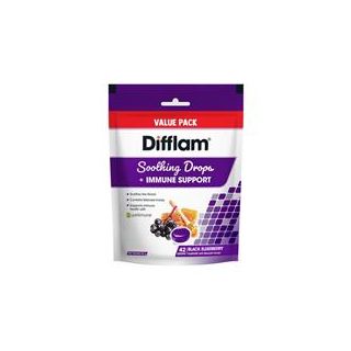 Difflam Soothing Drops + Immune Support Black Elderberry 42 Drops