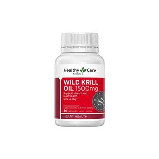 Healthy Care Wild Krill 1500mg 30 Soft Capsules