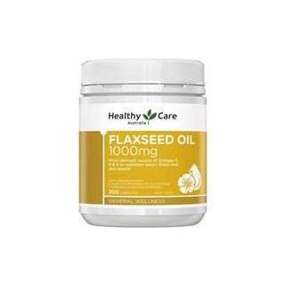 Healthy Care Super Flaxseed Oil 1000mg 200 Capsules