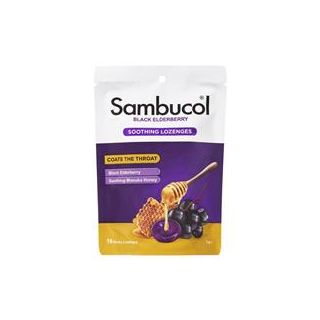 Sambucol Soothing Manuka Honey 16 Lozenges