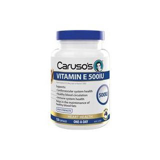 Carusos Vitamin E 500IU 150 Capsules